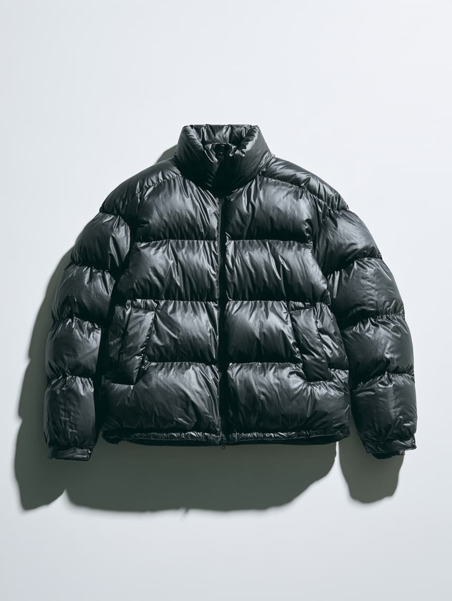 Puffer Jacket, Black