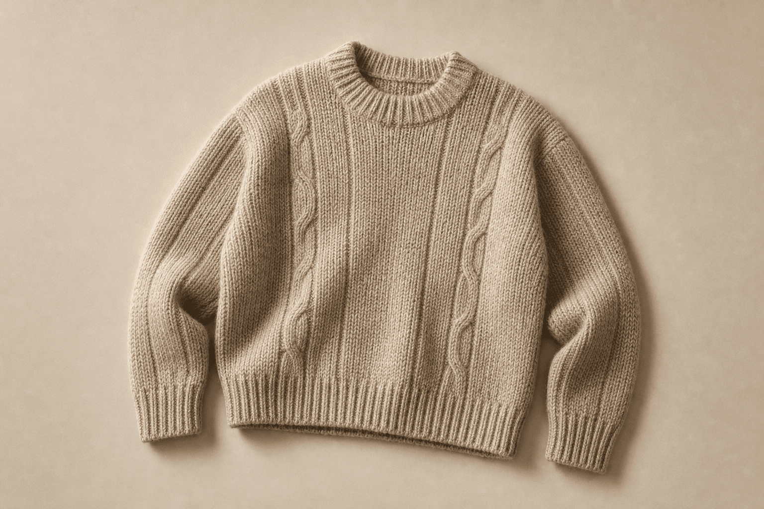 Oat Knit Crewneck