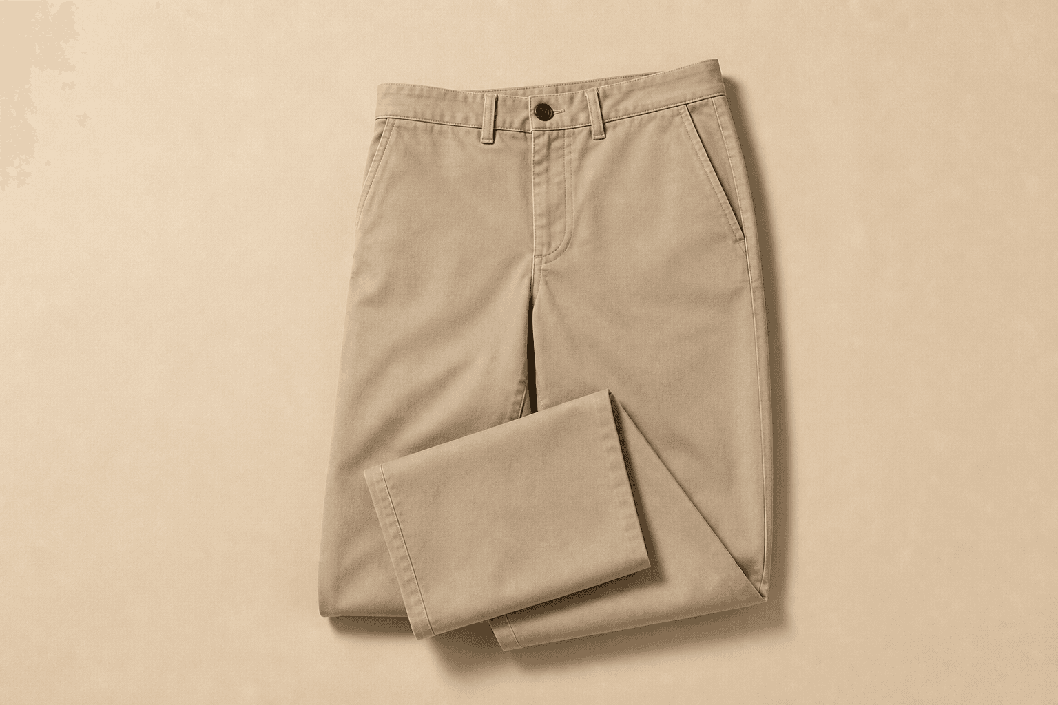 Sand twill chino
